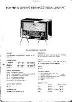 Tesla signal - Navod k udrzbe 